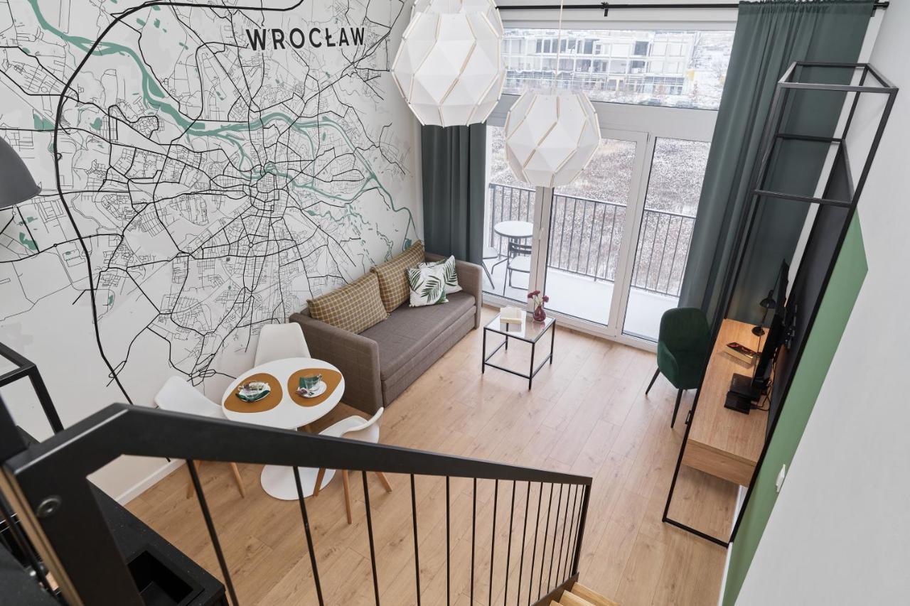 Mezzanine Studio Apartments Zarembowicza Wroclaw Airport By Renters Exterior foto